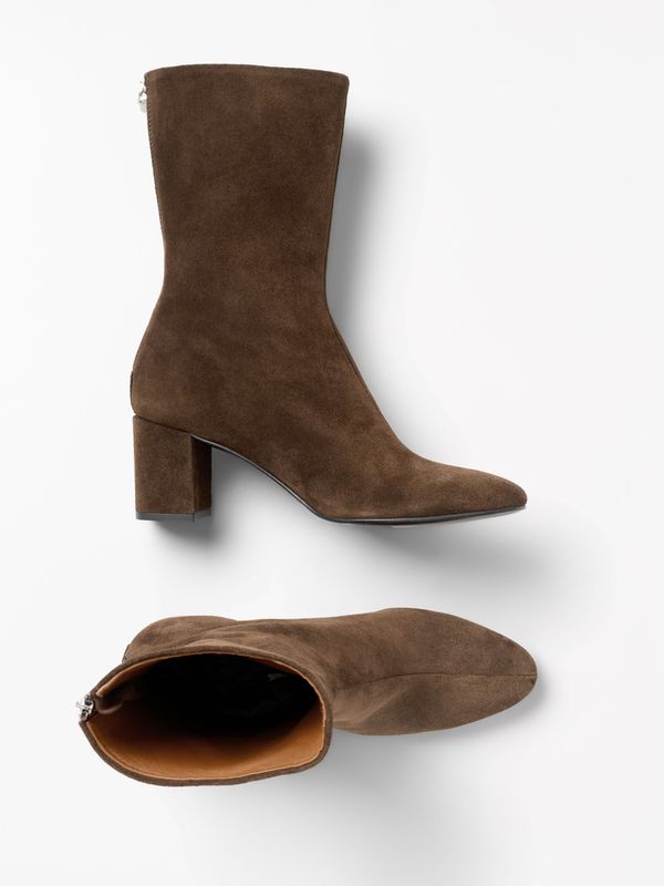 POLIKA Boots Suede Brown 