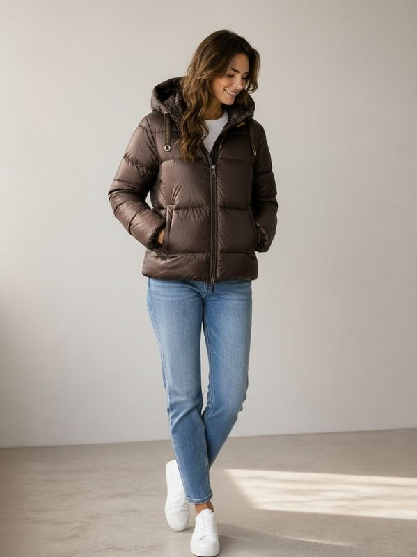 TILLY Down Jacket Antique Bronze