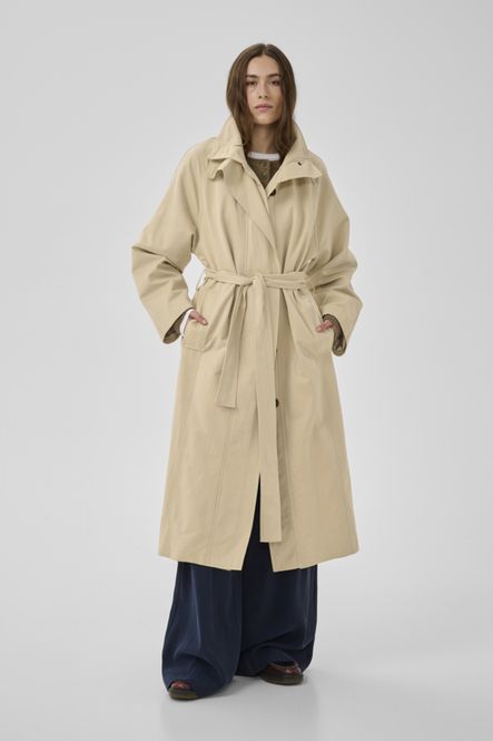Hovedbilde Lyon Long Trenchcoat Brown ...