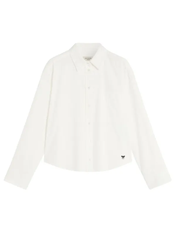 NUORO Cotton Oxford Shirt White
