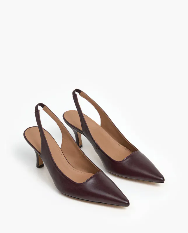 FRANCHESCA Leather Burgundy