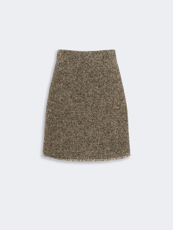 Abataia Skirt Brown Tweed 