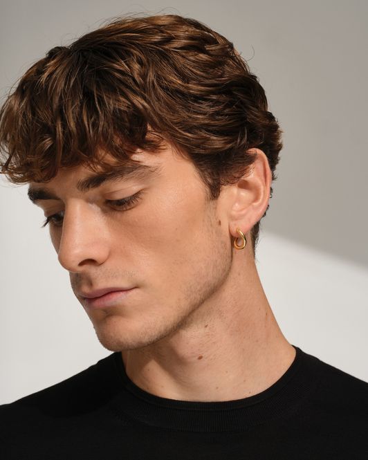 Hovedbilde River Hoops Medium Gold