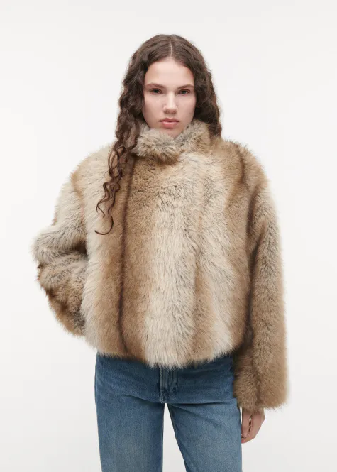 Hovedbilde LUMI Cropped Faux Fox Jacket ...