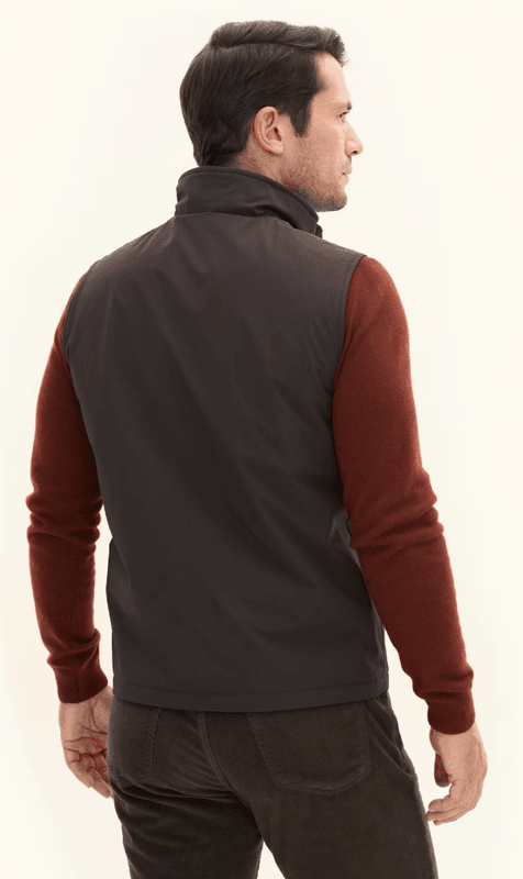 Reversible Padded Vest Brown Eik