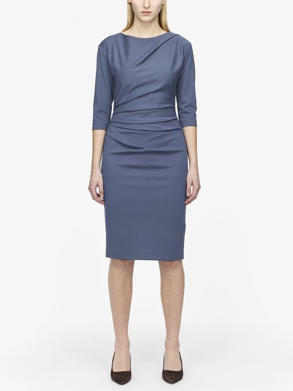 IZZY S Dress Blue Grey