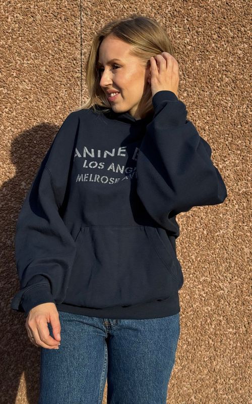 HARVEY Sweatshirt Melrose Stencil Navy
