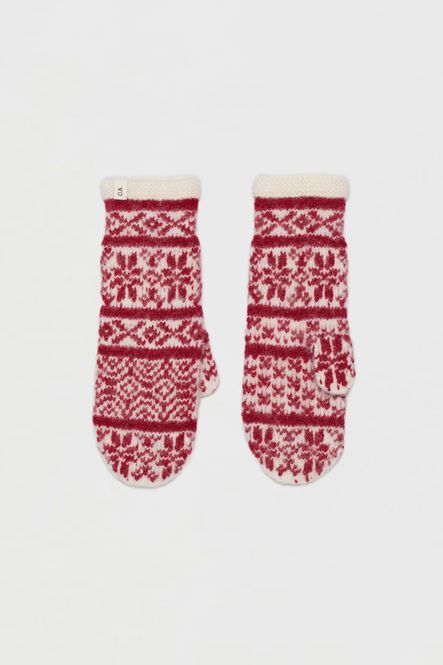 Hovedbilde OAD Mittens Off White | Red