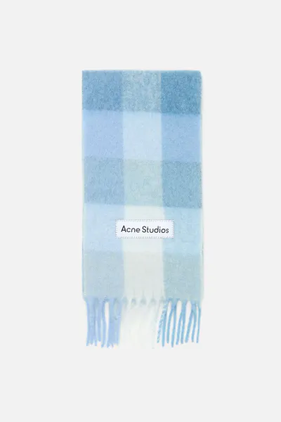 Hovedbilde MOHAIR CHECKED SCARF Light ...
