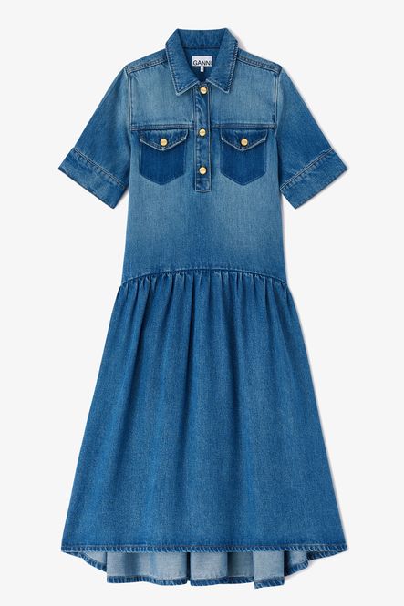 Hovedbilde Denim Midi Dress Light Weight ...