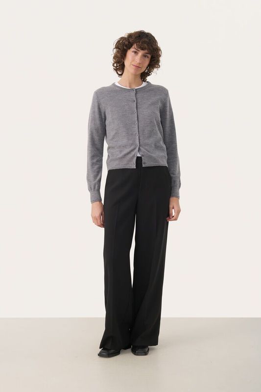 NOELANI Cardigan Medium Grey Melange