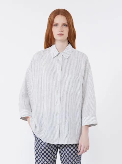 Hovedbilde PANETTO Linen Canvas Shirt ...