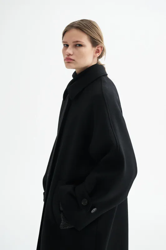 CARO Wool Coat Black