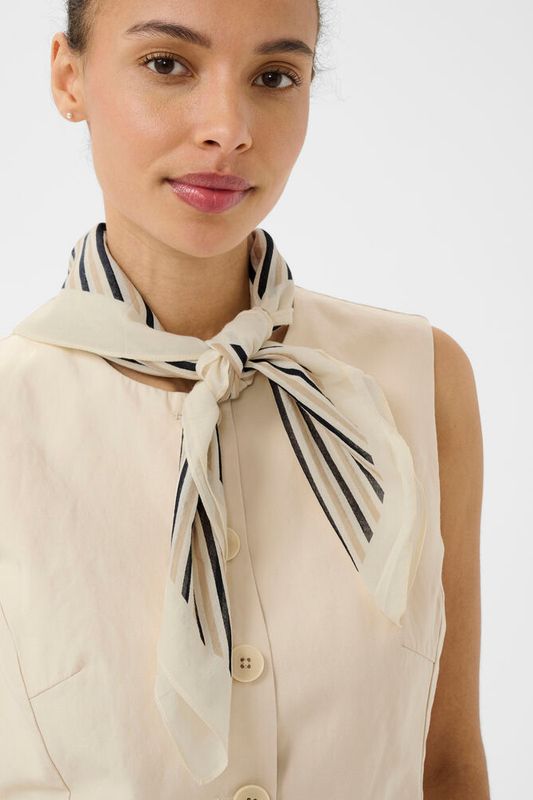 PhiPW Scarf Black Stripe