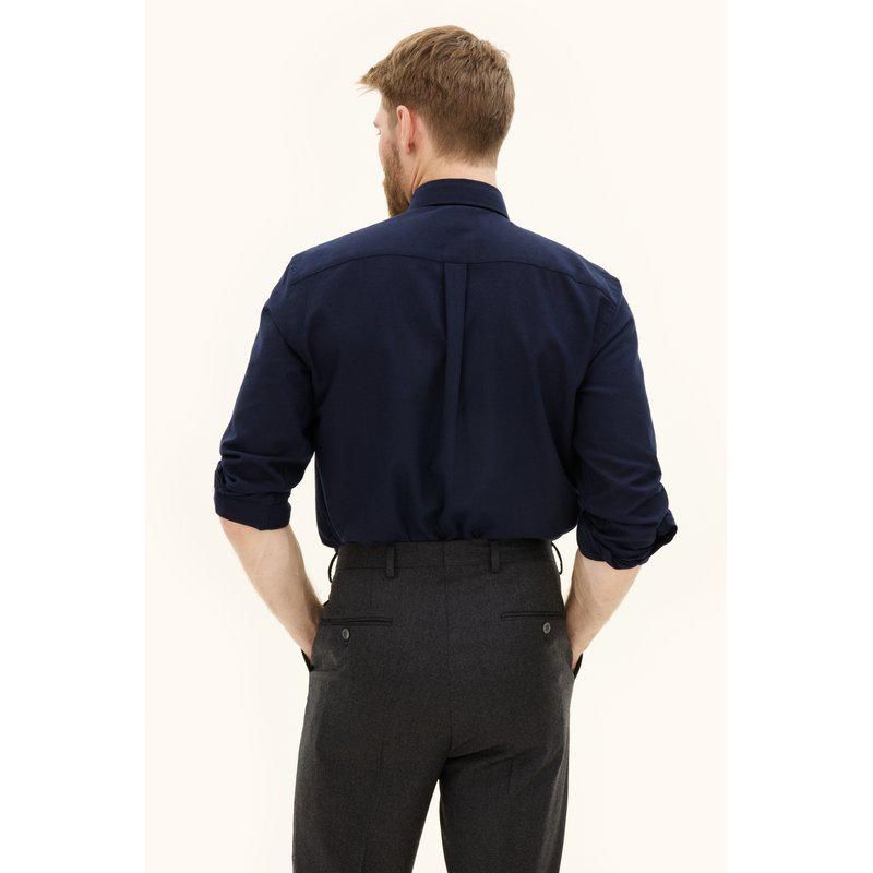 FLANNEL Shirt Brushed Navy 