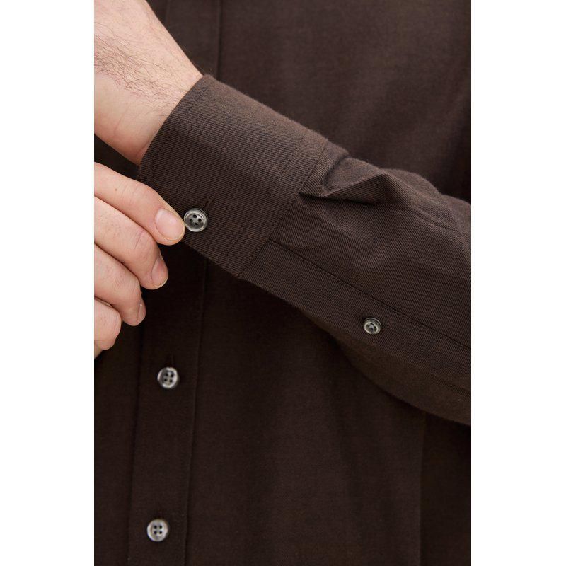 FLANNEL Shirt Warm Brown 