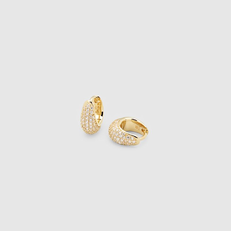ICE HUGGIES Pave Gold 