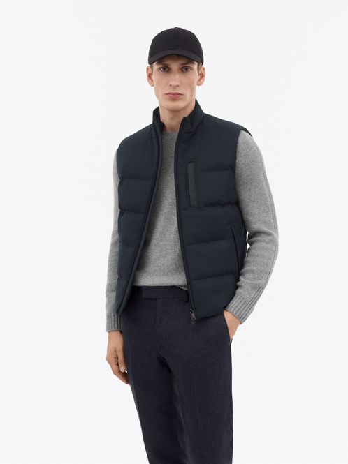 Hovedbilde Fynn RDS Wool Vest Navy 