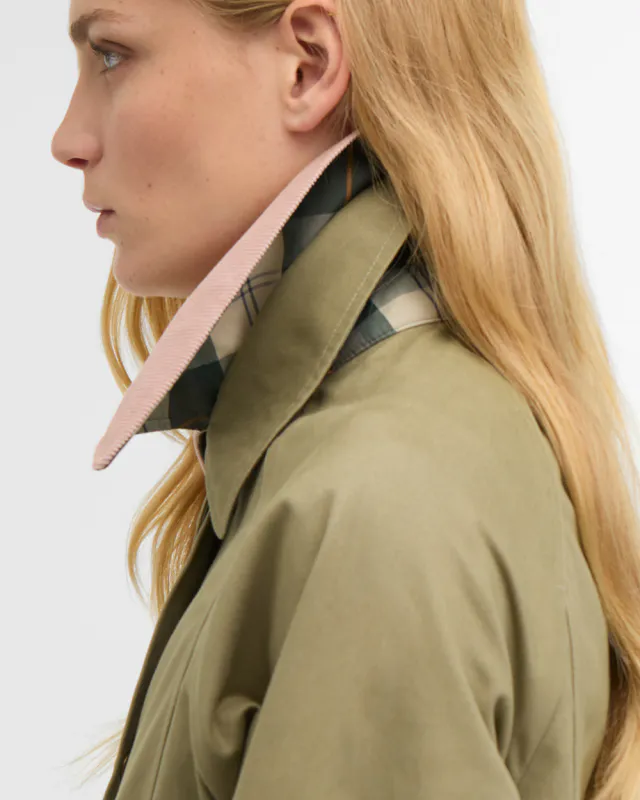 Cropped Beadnell Casual Jacket Dusty Green