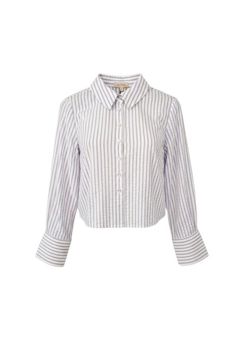 Hovedbilde SEERSUCKER Cropped Shirt ...
