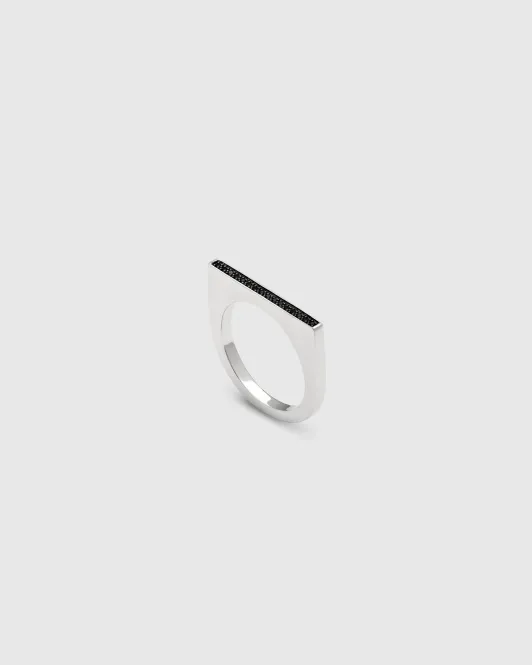 Hovedbilde SLEEK RING Top Black Spinel