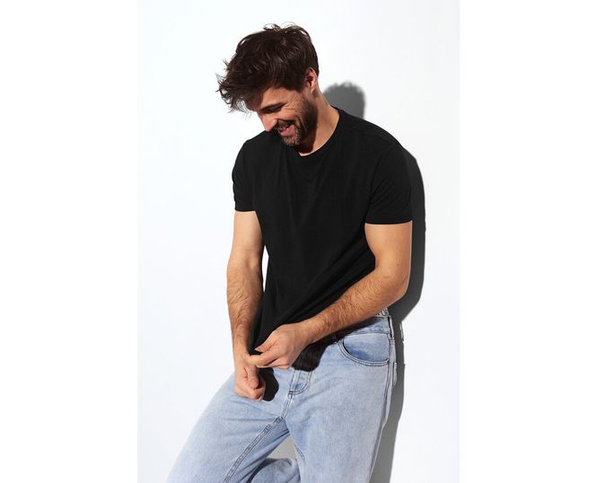 Hovedbilde WOOL Tencel Tee Black 