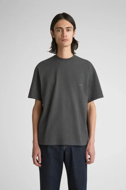 Hovedbilde NELSON Tee Charcoal Melange
