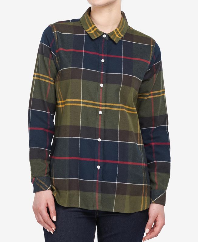 Anna Long-Sleeved Shirt Olive