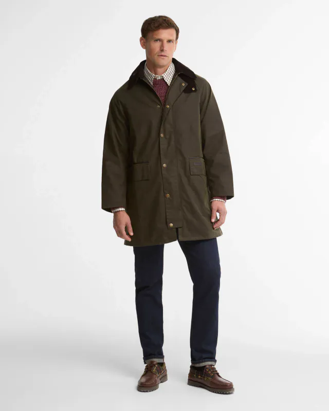 Country Waxed Mac Olive 