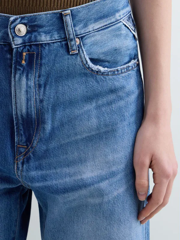 BECKA Flared Bootcut Jeans Medium Blue