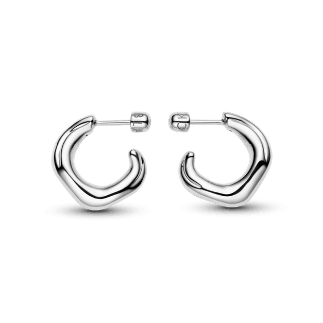 Hovedbilde ANIL Hoop SMALL Silver PAIR