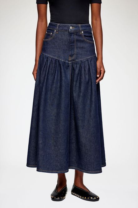 Hovedbilde STRETCH Denim Long Skirt ...