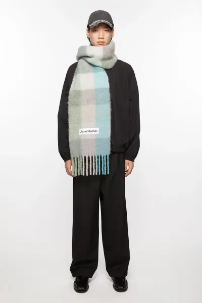 Hovedbilde MOHAIR CHECKED SCARF ...