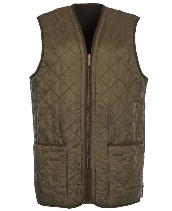 POLARQUILT Zip Liner Dk Olive