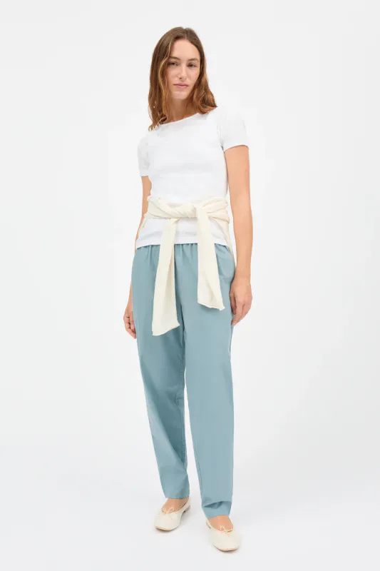 Edgar Cropped Pants Aqua