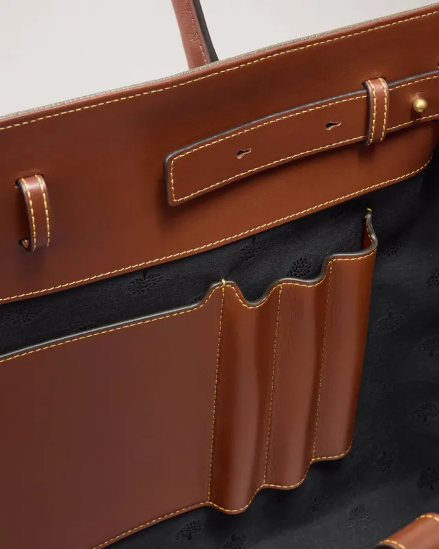 Piccadilly Holdall Mole & Cognac Bio Based Scotchgrain