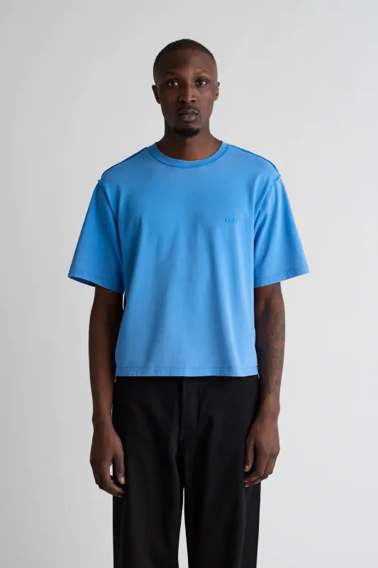 KELLER Tee Shadow Washout Blue 
