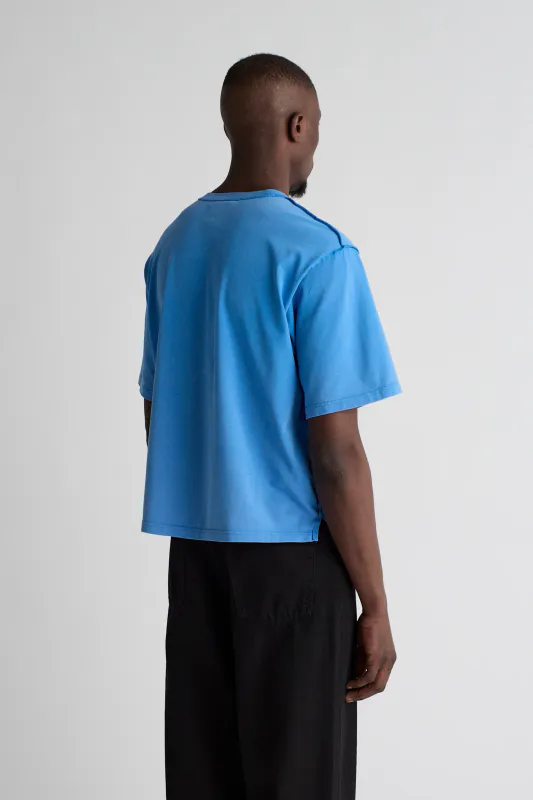 KELLER Tee Shadow Washout Blue 