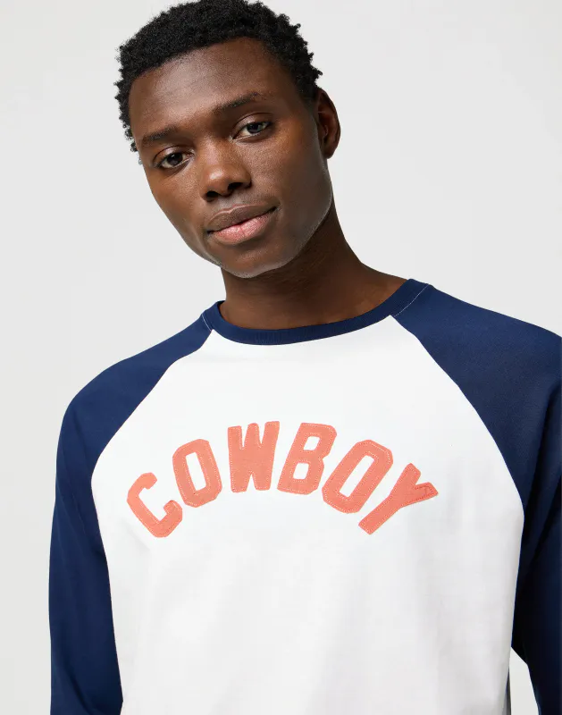 LS Baseball Tee Black Iris 