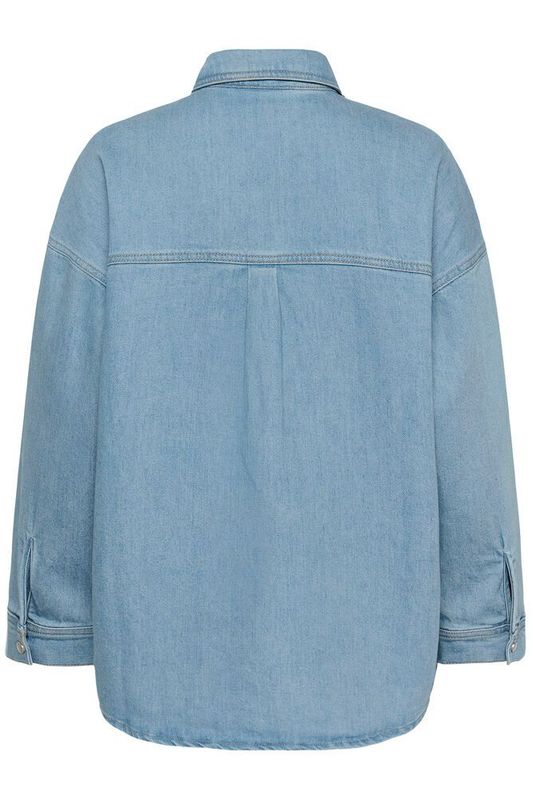 MWMazie 139 Boxy Mix Shirt Light Blue